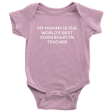 Kindergarten Teacher Baby One-piece - Kindergarten Teacher Baby Shirt - World's Best Kindergarten Teacher - Many Sizes And Colors
