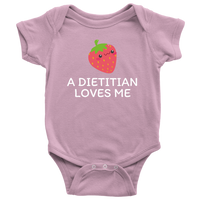 Dietitian Baby Shirt - Dietitian Baby Gift - Cute Baby One-piece - A Dietitian Loves Me - Baby Shower Gift Idea