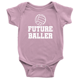 Volleyball Baby Bodysuit - Volleyball Player Baby Gift - Volleyball Baby One-piece - Future Baller - First Birthday or Baby Shower Gift