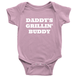 Barbecue Baby One-piece - Grilling Baby Shirt - BBQ Baby Gift - Daddy's Grillin Buddy - Many Sizes And Colors