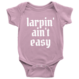Funny Baby One-piece - LARP Baby Shirt - Larping Baby Bodysuit - Larpin Ain't Easy - Baby Gift Idea - Many Sizes And Colors - All Cotton