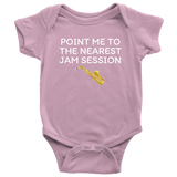 Saxophone Baby Shirt - Saxophone Player Baby One-piece - Nearest Jam Session - Saxophone Baby Gift Idea - Many Sizes And Colors