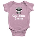 Cute Raccoon Baby One-piece - Raccoon Baby Bodysuit - Cute Little Bandit - Baby Shower or Birthday Gift - Many Sizes And Colors