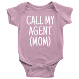 Funny Acting Baby One-piece - Baby Actor Shirt - Thespian Baby Bodysuit - Call My Agent - Baby Shower Gift - Many Sizes And Colors