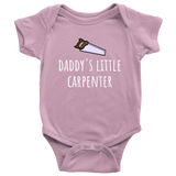 Cute Carpenter Baby One-piece - Carpentry Baby Shirt - Daddy's Little Carpenter - Many Sizes And Colors Available - All Cotton