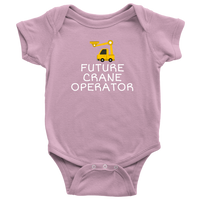 Crane Baby Bodysuit - Crane Operator Baby Gift - Future Crane Operator - Baby One-piece - Baby Shower Gift Idea