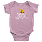 Crane Baby Bodysuit - Crane Operator Baby Gift - Future Crane Operator - Baby One-piece - Baby Shower Gift Idea