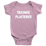 Plasterer Baby Shirt - Cute Plasterer Baby One-piece - Trainee Plasterer - Many Sizes And Colors - Baby Shower Gift