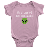 Funny UFO Baby One-piece - Alien Baby Bodysuit - Ufology Baby Shirt - To Be An Alien - Baby Gift Idea - Many Sizes And Colors - All Cotton