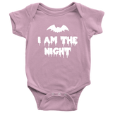 Funny Halloween Baby Shirt - Creepy Baby One-piece - Spooky Baby Bodysuit - I Am The Night - Many Colors And Sizes - Halloween Baby Gift