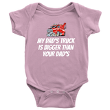 Wrecker Driver Baby Shirt - Tow Truck Baby One-piece - My Daddy's Truck - Baby Shower Or First Birthday - Many Sizes And Colors