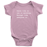 custom order - encrypt baby bodysuit
