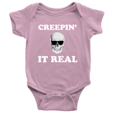 Halloween Baby Bodysuit - Creepy Baby One-piece - Spooky Baby Shirt - Skeleton Baby Shirt - Halloween Baby Gift - Creepin' It Real