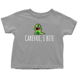 Cute Toddler Shirt - Funny Dinosaur Toddler Tee - Careful, I Bite - Cute Dinosaur Toddler Clothes - Toddler Birthday Gift - All Cotton