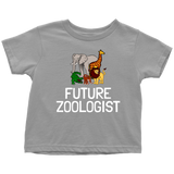 Zoologist Toddler Shirt - Zoology Toddler Tee - Future Zoologist - Birthday Gift - All Cotton