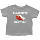 Butcher Toddler Shirt - Cute Butcher Toddler Tee - Pleased To Meat You - Birthday Gift
