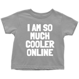 Blogging Toddler Shirt - Blogger Toddler Tee - Funny Birthday Gift - So Much Cooler Online - Many Sizes And Colors Available - All Cotton
