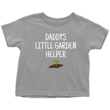 Cute Toddler Shirt - Gardening Toddler Tee - Daddy's Little Garden Helper - Customization Available - Birthday Gift