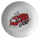 Firefighter Dinner Plate - Dishwasher Safe