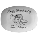 Personalized Thanksgiving Platter - Thanksgiving Gift Idea - Happy Thanksgiving - Serving Dish