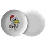 Dinner Plate For Boy - Knight Dinner Plate - Dishwasher Safe