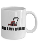 Lawn Care, Gardening Gift - Funny Suburban Garden Mug - The Lawn Ranger