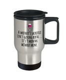 Funny Mother's Day Gift - Funny Mom Travel Mug - Mother's Birthday - 9 Months Without Wine