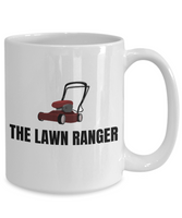 Lawn Care, Gardening Gift - Funny Suburban Garden Mug - The Lawn Ranger