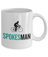 Bicycle Rider Gift - Present For Cyclist - Road Bike Mug - SpokesMan