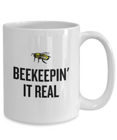 Beekeeping Present Idea - Gift For Beekeeper, Apiarist - Honey Bee Mug - Beekeepin' It Real
