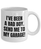 Auto Mechanic Gift - Car Lover, Enthusiast, Restorer - Grease Monkey Mug - Send Me To My Garage