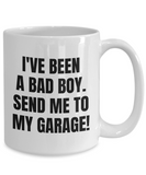 Auto Mechanic Gift - Car Lover, Enthusiast, Restorer - Grease Monkey Mug - Send Me To My Garage