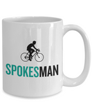 Bicycle Rider Gift - Present For Cyclist - Road Bike Mug - SpokesMan