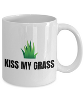 Gardening Gift Idea - Gardener Coffee Mug - Kiss My Grass