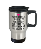 Funny Mom or Dad Gift - Funny Parents Present - Mother's Day Travel Mug - Mother's Birthday - Best Nursing Home