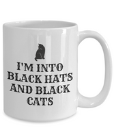 Funny Witch Mug - Witchcraft Gift Idea - Pagan, Occult, Wiccan Gift Idea - Black Hats And Black Cats