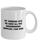 NEW PHRASINATOR: my husband lets me have all the scrapbooking supplies I can hide
