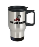 Mowing, Gardening Gift - Funny Suburban Garden Mug - The Lawn Ranger