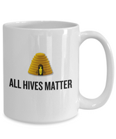 Beekeeper Gift - Beekeeping Mug - All Hives Matter - Honey Bee Present