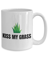 Gardening Gift Idea - Gardener Coffee Mug - Kiss My Grass