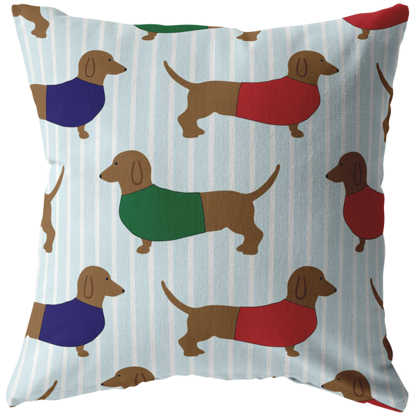 Dachshund Pillow - Dachshund Owner Gift - Wiener Dog Throw Pillow - Dachshund Owner Present - Cute Dog Lover Gift