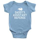Referee Baby One-piece - Referee Baby Shirt - Referee Baby Gift - Daddy's Assistant Referee - Baby Shower Gift - Many Sizes And Colors