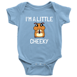 Cute Hamster Baby Bodysuit - Hamster Baby One-piece - I'm A Little Cheeky - Baby Shower Or First Birthday - Many Sizes And Colors