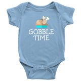 Thanksgiving Baby Bodysuit - Gobble Time - Roast Turkey Baby One-Piece - Many Sizes And Colors