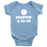 Funny Tennis Baby One-piece - Tennis Baby Bodysuit - Droppin a 40-40 - Tennis Player Baby Gift - Many Sizes And Colors Available