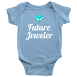 Jeweler Baby Shirt - Jewelry Maker Baby One-piece - Future Jeweler - Baby Shower or First Birthday Gift - Many Sizes And Colors