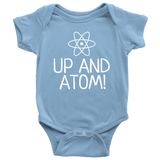 Cute Chemist Baby Shirt - Chemistry Baby One-piece - Up And Atom - Many Sizes And Colors Available - Baby Shower or First Birthday