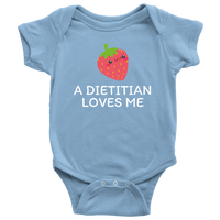 Dietitian Baby Shirt - Dietitian Baby Gift - Cute Baby One-piece - A Dietitian Loves Me - Baby Shower Gift Idea
