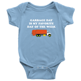 Garbage Truck Baby One-piece - Trash Truck Baby Bodysuit - Garbage Truck Driver Baby Gift - Garbage Day - Many Sizes And Colors