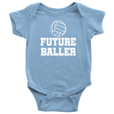 Volleyball Baby Bodysuit - Volleyball Player Baby Gift - Volleyball Baby One-piece - Future Baller - First Birthday or Baby Shower Gift